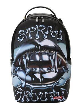 Sprayground Fatal Attraction Backpack🔥New Black Bookbag Large School Travel Bag